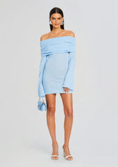 Galli Rib Knit Mini Dress