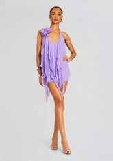 Caspian Silk Chiffon Dress