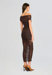 Noel Mesh Midi Dress