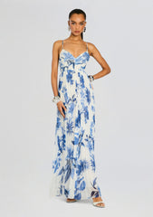 Gabi Pleated Maxi Dress