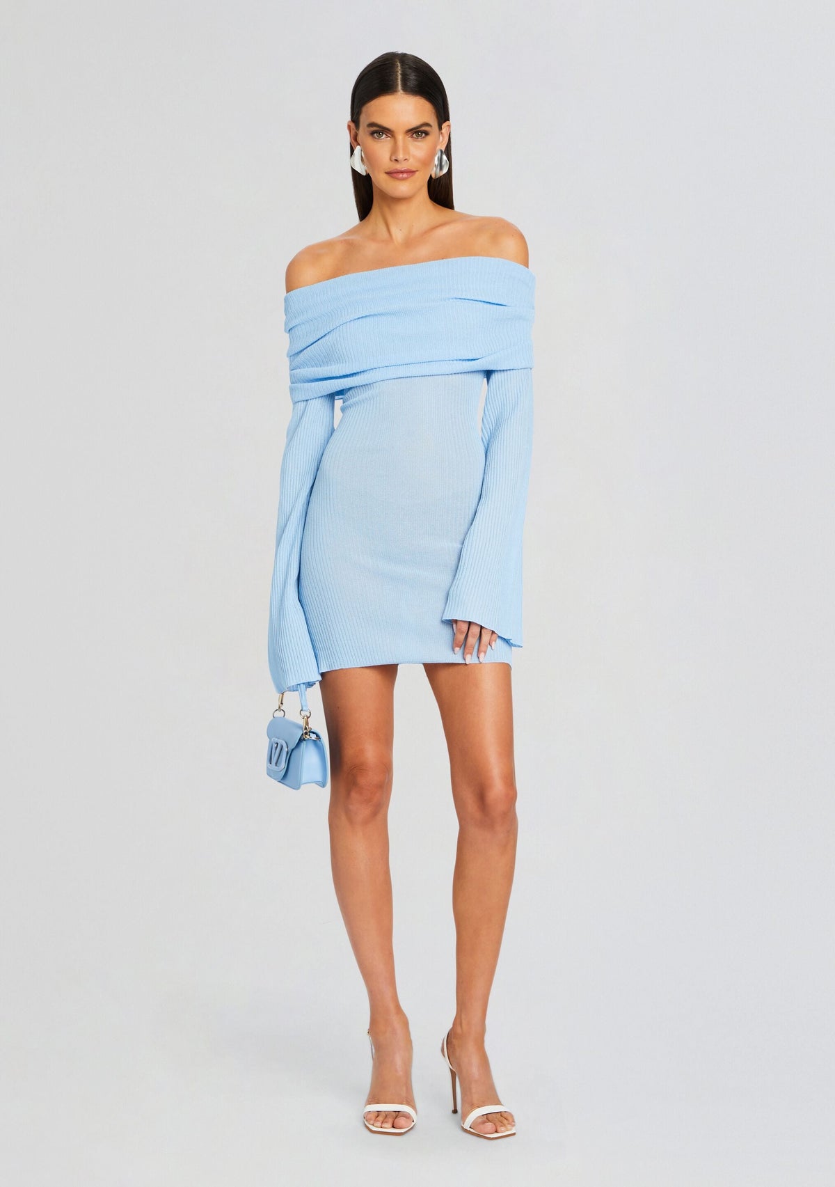 Galli Rib Knit Mini Dress
