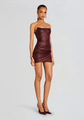 James Coated Mini Dress