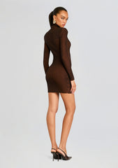Moda Rib Knit Mini Dress