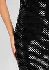 Karrah Embellished Knit Dress