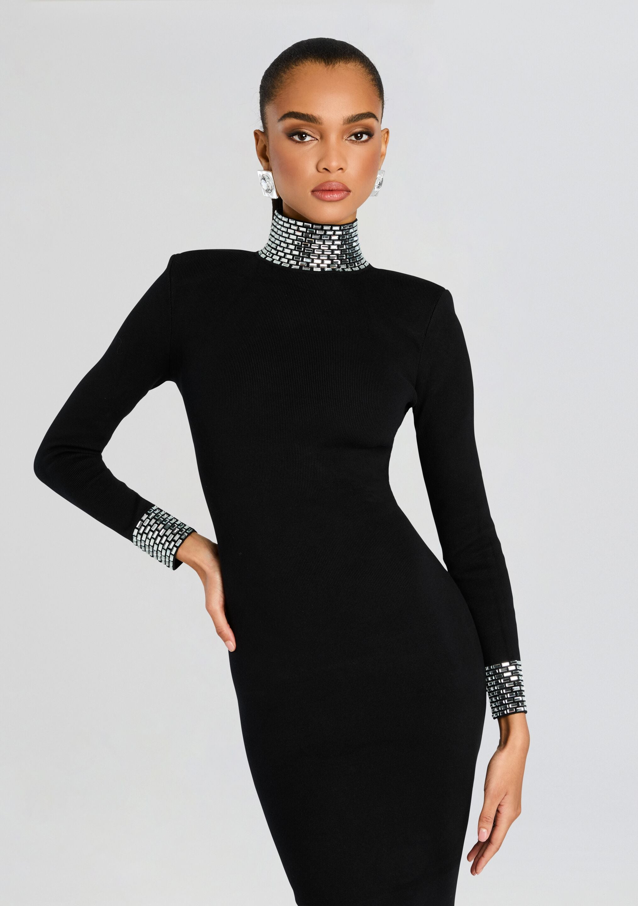 Monroe Embellished Knit Dress
