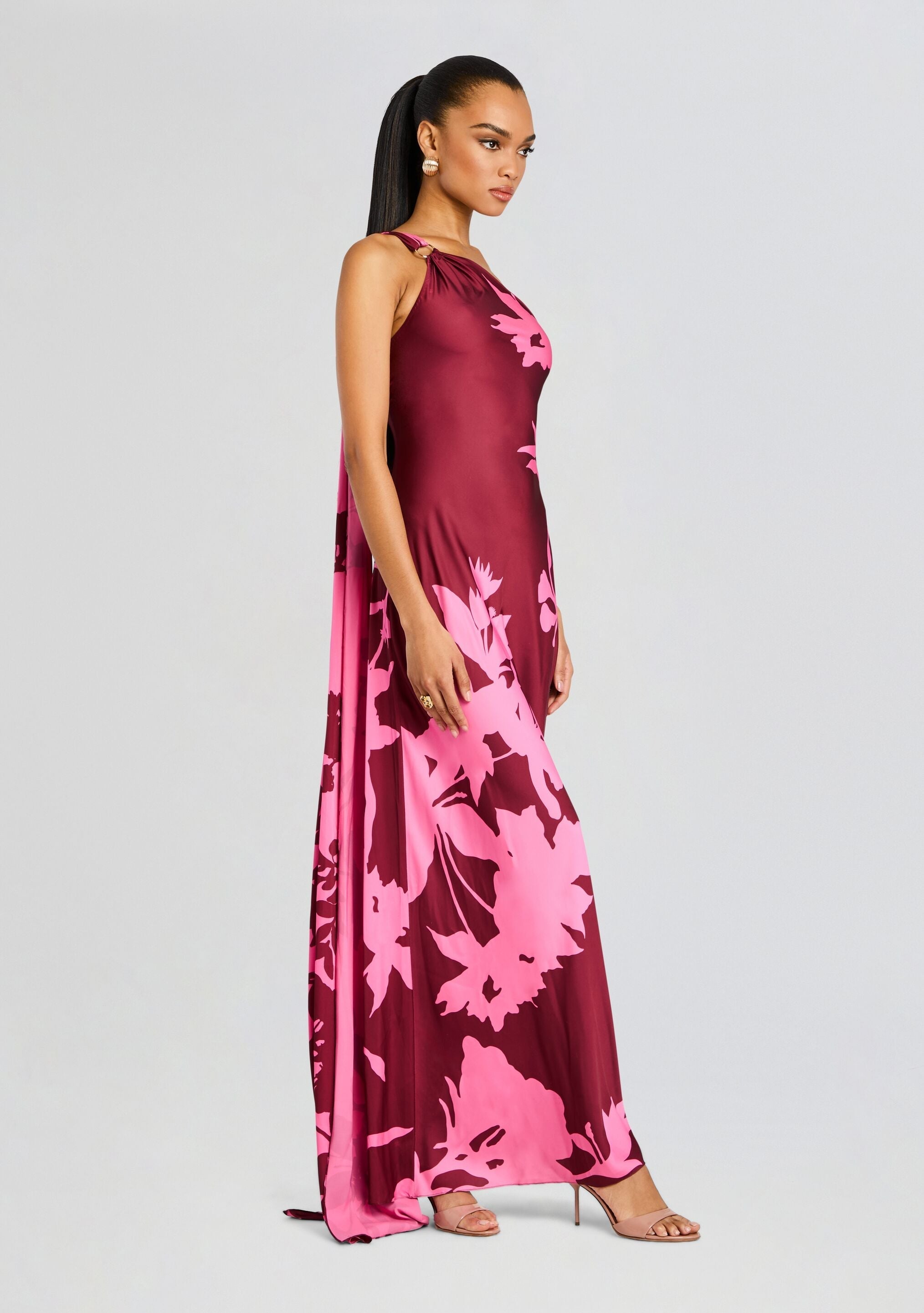 Tehr One Shoulder Long Dress