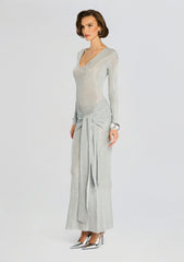 Ashera Metallic Knit Dress