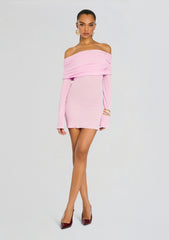 Galli Rib Knit Mini Dress