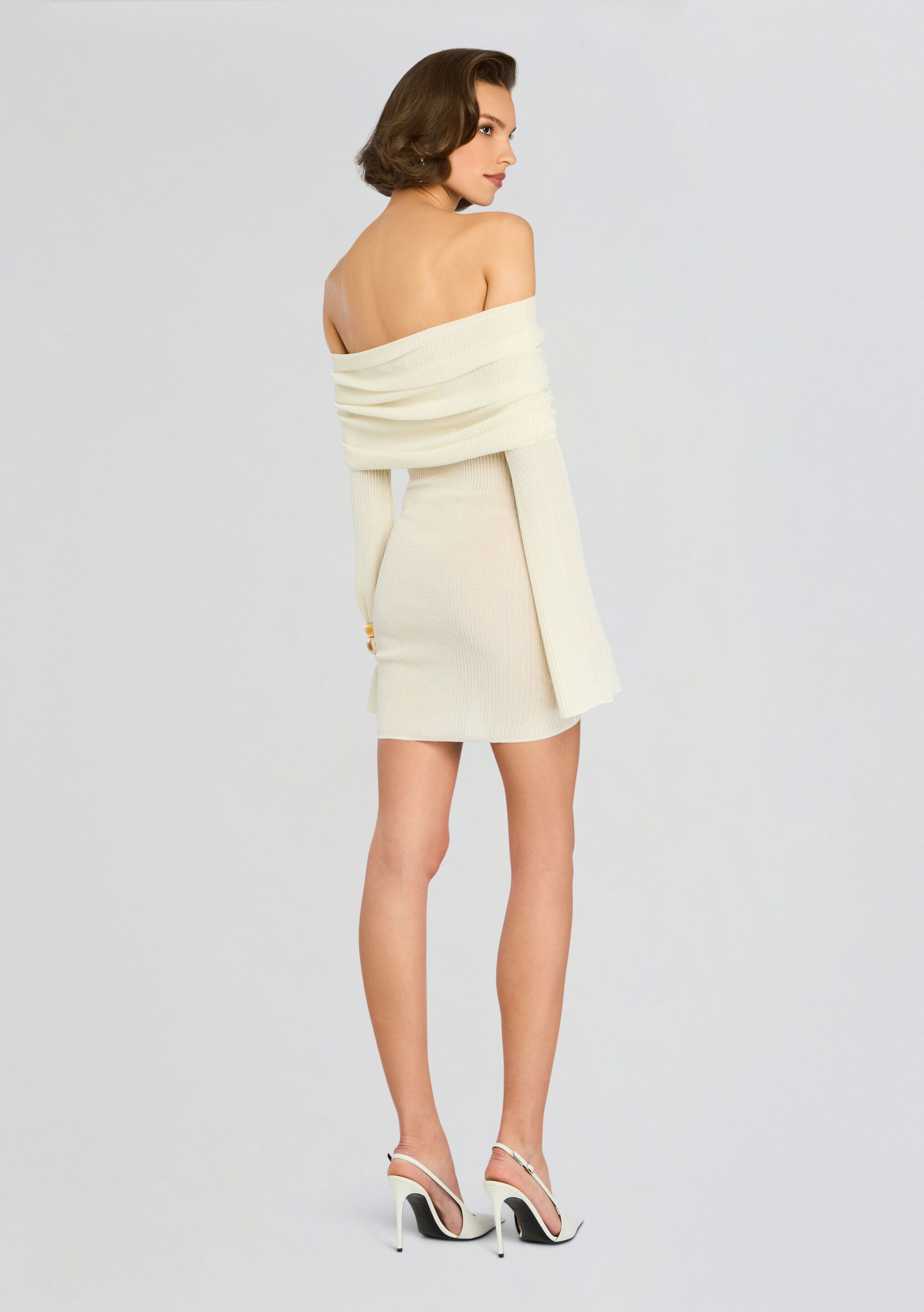 Galli Rib Knit Mini Dress
