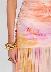 Teryn Silk Chiffon Dress